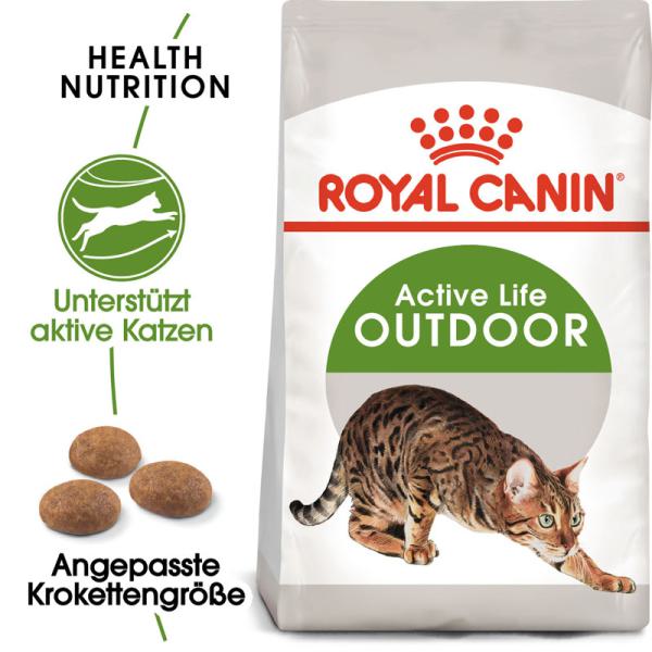 ROYAL CANIN OUTDOOR Katzenfutter trocken für Freigänger