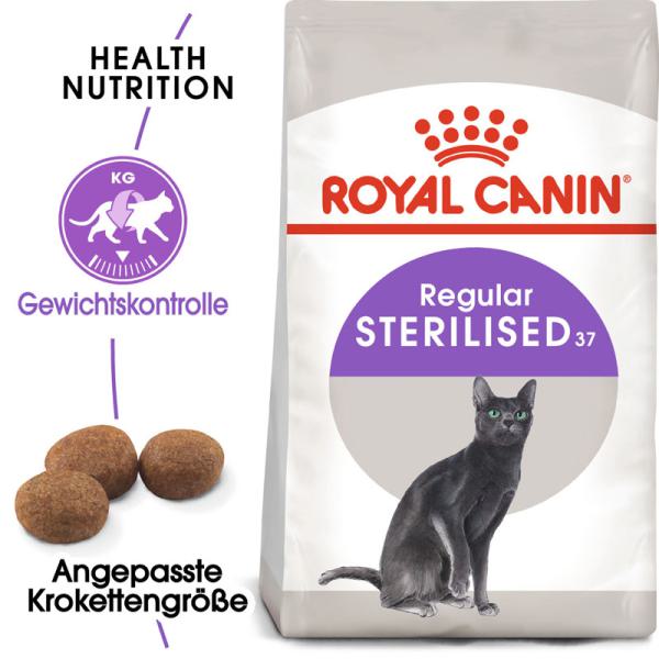 ROYAL CANIN STERILISED Trockenfutter für kastrierte Katzen