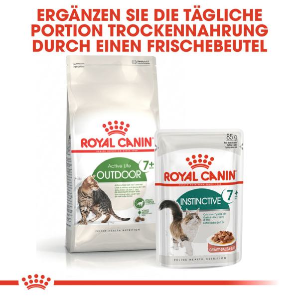 ROYAL CANIN OUTDOOR 7+ Katzenfutter trocken für ältere Freigänger