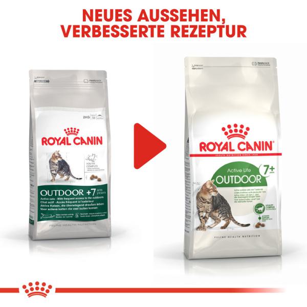 ROYAL CANIN OUTDOOR 7+ Katzenfutter trocken für ältere Freigänger