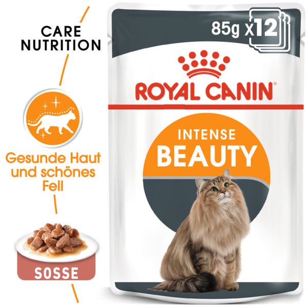 ROYAL CANIN Intense Beauty Katzenfutter nass in Soße für schönes Fell
