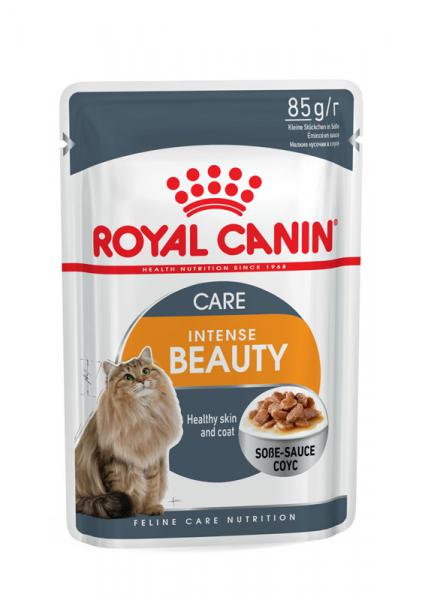 ROYAL CANIN Intense Beauty Katzenfutter nass in Soße für schönes Fell